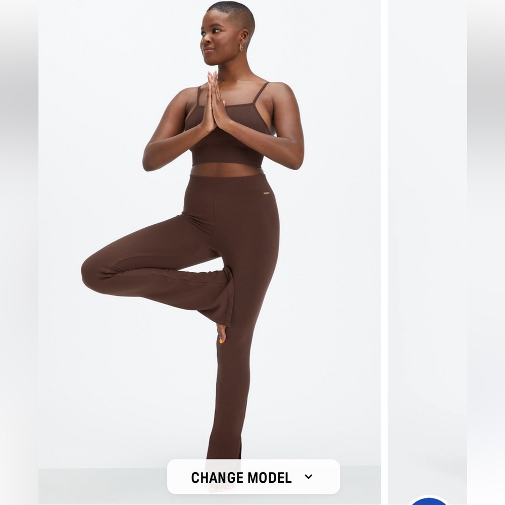 Fabletics Cloud seamless high waisted split flare pants